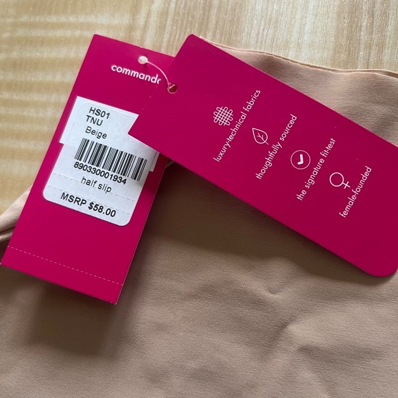 COMMANDO Classic Half Slip Beige S/M NWT - Picture 5 of 6